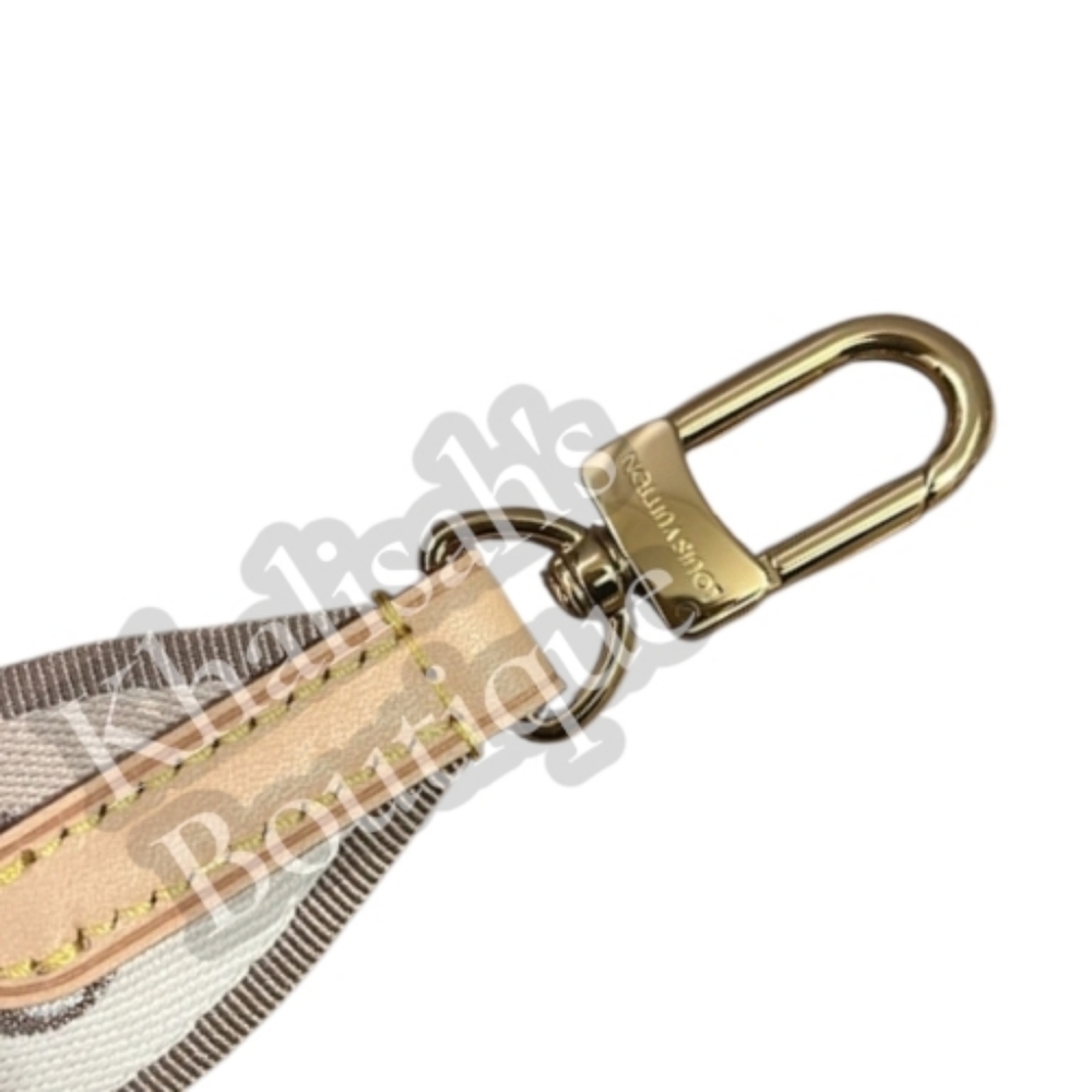 NEW!!! Louis Vuitton LV Jacquard Shoulder GUILTAR BEIGE WOVEN Strap NWOT - Picture 2 of 7